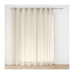 Douceur d'int�rieur - voilage � ?illets grande largeur 300 x 240 cm voile tiss� carlin