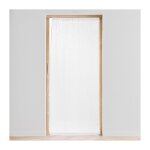 Voilage passe - tringle  haltona  90x200cm blanc