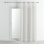 Voilage tamisant � ?illets ivoire 160x240 cm