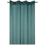 Voilage uni 135 x 260 cm mona vert emeraude