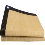 Voile d'ombrage beige, protection uv, pare - soleil respirant, convient pour serre pavillon jardin piscine ...