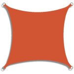 Voile d'ombrage carr�e, voile d'ombrage imperm�able, protection uv � 95%, respirante et coupe - vent, ...