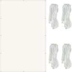 Voile d'ombrage impermable rectangulaire 2 x 3 m une protection des rayons uv  98% voile d'ombrage ...