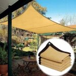 Voile d'ombrage rectangulaire, pare - soleil rsistant aux uv  90% filet respirant protection solaire ...