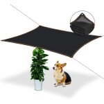 Voile d'ombrage - pour terrasses et gazebos 2x2 m, store de terrasse et balcon rectangulaire 70%, filet ...