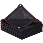 Voile d'ombrage toile / filet ombrage exterieur rectangulaire avec ?illets pour balcon, serre, jardin, ...