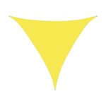 Voile d'ombrage triangulaire 2x2x2m impermable toile ombrage uv protection pour patio jardin, terrasse, ...
