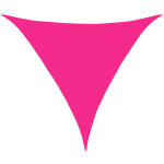 Voile d'ombrage triangulaire 2x2x2m imperm�able toile ombrage uv protection pour patio jardin, terrasse, ...