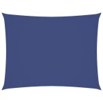 Voile de parasol?voile d'ombrage?toile d'ombrage tissu oxford rectangulaire 3x4 m bleu cfw80724