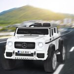 Maisonchic - voiture elctrique 12 v pour enfants 2 place avec lumires led port aux usb tlcommande ...