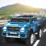 Maisonchic - voiture elctrique 12 v pour enfants 2 place avec lumires led port aux usb tlcommande ...