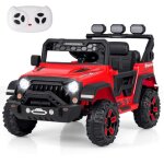 Maisonchic - voiture lectrique 12v enfants avec tlcommande affichage batterie roues  bande de roulement ...
