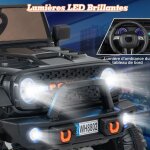 Voiture �lectrique 24v pour enfants 2 places t�l�commande musique histoire klaxon usb fonction de d�marrage ...