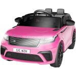 Voiture �lectrique enfant 12v land rover licenci�e - v�hicule tout - terrain avec t�l�commande, musique, ...