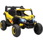 Voiture �lectrique enfants utv - aiyaplay - t�l�commande, lumi�res led, musique, port usb - pp et m�tal ...