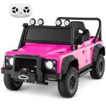 Voiture jouet land rover sous licence voiture electrique 12v pour enfants avec t�l�commande parentale ...