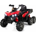 Goplus - voiture quad electrique enfants 3 - 8 ans 12v avec 6 roues 3 - 6 km / h, lumires led, musique ...