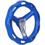 Volant pour vanne  guillotine dn50, diamtre de la roue 150 mm, tige carre 14 x 14 mm, aluminium, couleur ...