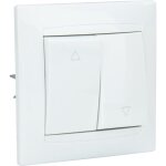 Commande volets roulants zyna - blanc zenitech