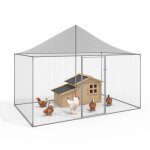 Volire 6 m parc grillag 3 x 2 m enclos poulailler pour animaux de basse cour