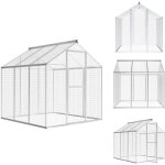 Volière d'extérieur aluminium 183 x 178 x 194 cm - voliere exterieure - voliére aluminium - cage à oiseaux ... Volière d'extérieur aluminium 183 x 178 x 194 cm - voliere exterieure - voliére aluminium - cage à oiseaux ...