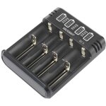 Chargeur de piles rondes li - ion, nimh voltcraft bc4