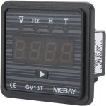 Voltmtre numrique ac 220 v / 380 v, mtre de frquence, compteur de tension de montage sur panneau ...