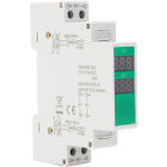 Voltm�tre sur rail din dc 11v � 310v, plage de tension, affichage num�rique lcd, compteur � montage din ...