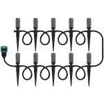 Vonroc système d'irrigation - 3 modes - système modulaire comprenant un tuyau de 15 m, 10x diffuseurs, ... Vonroc système d'irrigation - 3 modes - système modulaire comprenant un tuyau de 15 m, 10x diffuseurs, ...
