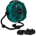 Vonroc - ventilateur sans fil 20v - batterie hybride ou alimentation ac - adaptateur ac inclus - 2 batteries ...