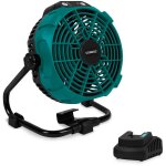 Vonroc - ventilateur sans fil 20v - batterie hybride ou alimentation ac - adaptateur ac inclus - batterie ...