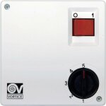 Casafan scnr5 transfo mural pour ventilateur de plafond blanc pur s89490