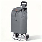 Vounot� chariot de courses 2 en 1 pliable 59l - caddie et diable - sac en oxford avec poche zipp�e - ...