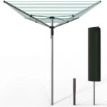 Vounot� �tendoir � linge ext�rieur rotatif 50m avec housse de protection - s�choir parapluie grande surface ...