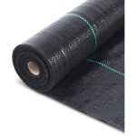 Vounot - toile de paillage 50m x 1m 100g / m² - bâche géotextile anti - mauvaises herbes anti - uv perméable ... Vounot - toile de paillage 50m x 1m 100g / m² - bâche géotextile anti - mauvaises herbes anti - uv perméable ...