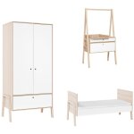 Chambre complète lit bébé évolutif - commode évolutive - armoire vox spot blanc Chambre complète lit bébé évolutif - commode évolutive - armoire vox spot blanc