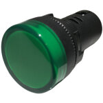 Voyant led vert 230vca pour armoire �lectrique - �tanche ip67 - per�age 22mm