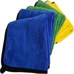 Vtizikl lot de 6 chiffons microfibre voiture. 820gsm. pour entretien, lustrage, s�chage et nettoyage ...