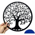Vtizikl arbre de vie en m�tal d�coration murale silhouette art pour cadeau int�rieur cadeau ext�rieur ...