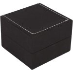 Vtizikl bo�te pour montre en cuir, 1 pi�ce new black pu cuir pr�sente affichage bracelet bracelet bijoux ...