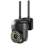 Vtizikl cam�ra de s�curit� ext�rieure ptz ip 360�, d�tection de mouvement, vision nocturne couleur, �tanch�it� ...