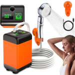 Vtizikl kit douche de camping 7800mah, pompe de douche �lectrique rechargeable, douche camping 12v avec ...