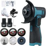 Vtizikl mini meuleuse d'angle 12 v, diam�tre de la lame de meulage de 3  / 76 mm, 19500rpm, meuleuse ...