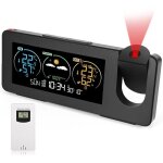 Vtizikl station m�t�orologique sans fil avec capteur ext�rieur, �cran lcd, pr�visions m�t�orologiques, ...