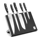 Vulcano - bloc magn�tique 5 couteaux de cuisine