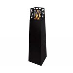Frankystar - vulcano - chemine thanol pour extrieur 40x40x145 cm, couleur noir