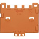 Wago - plaque de dcharge de traction 222 - 505 orange 1 pc(s) d23120