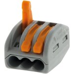 Wago - sachet de 5 bornes 3 entr�es s�rie 222