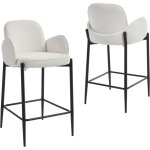Wahson office chairs - wahson lot de 2 tabourets de bar tabourets hauts modernes avec repose - pieds ...