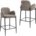 Wahson office chairs - wahson lot de 2 tabourets de bar tabourets hauts modernes avec repose - pieds ...